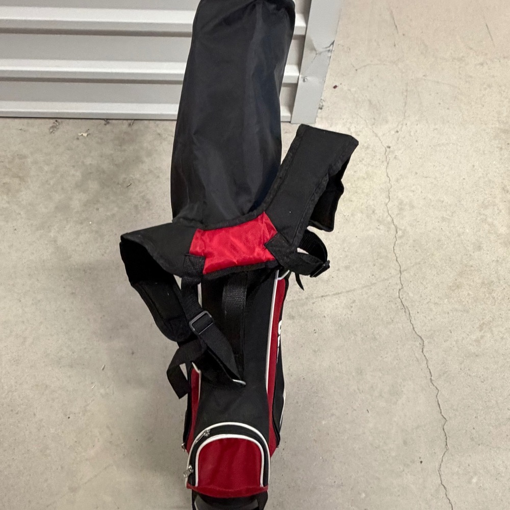 Nitro Blaster Junior Golf Bag and 16 Degree Driver Set Black Red with Headcover - Picture 14 of 16